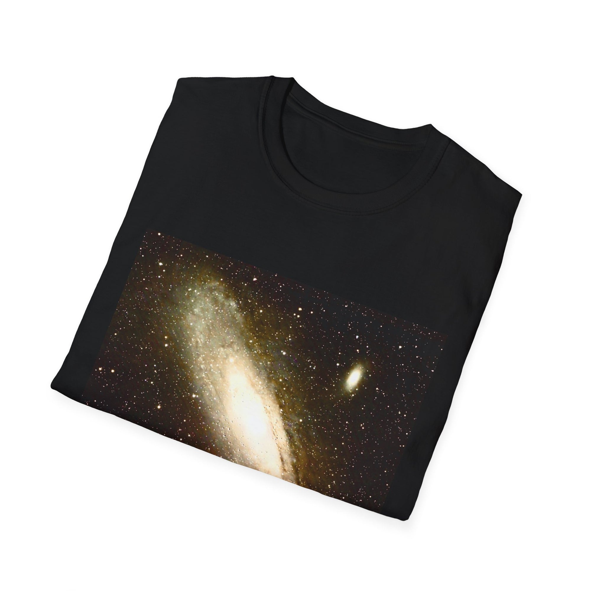 Galactic Vibes Unisex Softstyle T-Shirt - Perfect for Space Lovers, Gift for Astronomy Fans, Casual Wear, Cosmic Artwear, Starry Night Tee